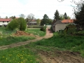 Pohled do 200m vzdálené vesnice