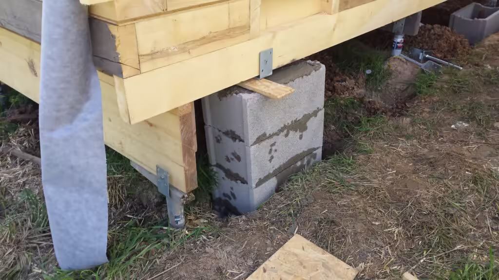 Betonové patky pro pořádnou stabilitu