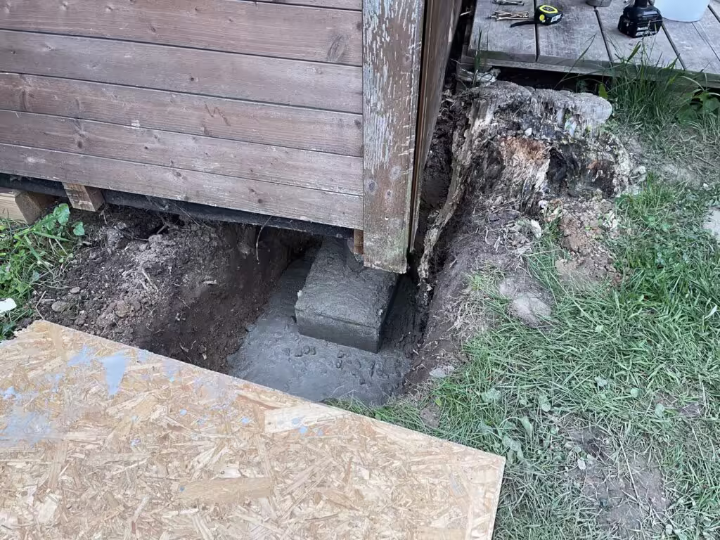 Použít přebytečný beton