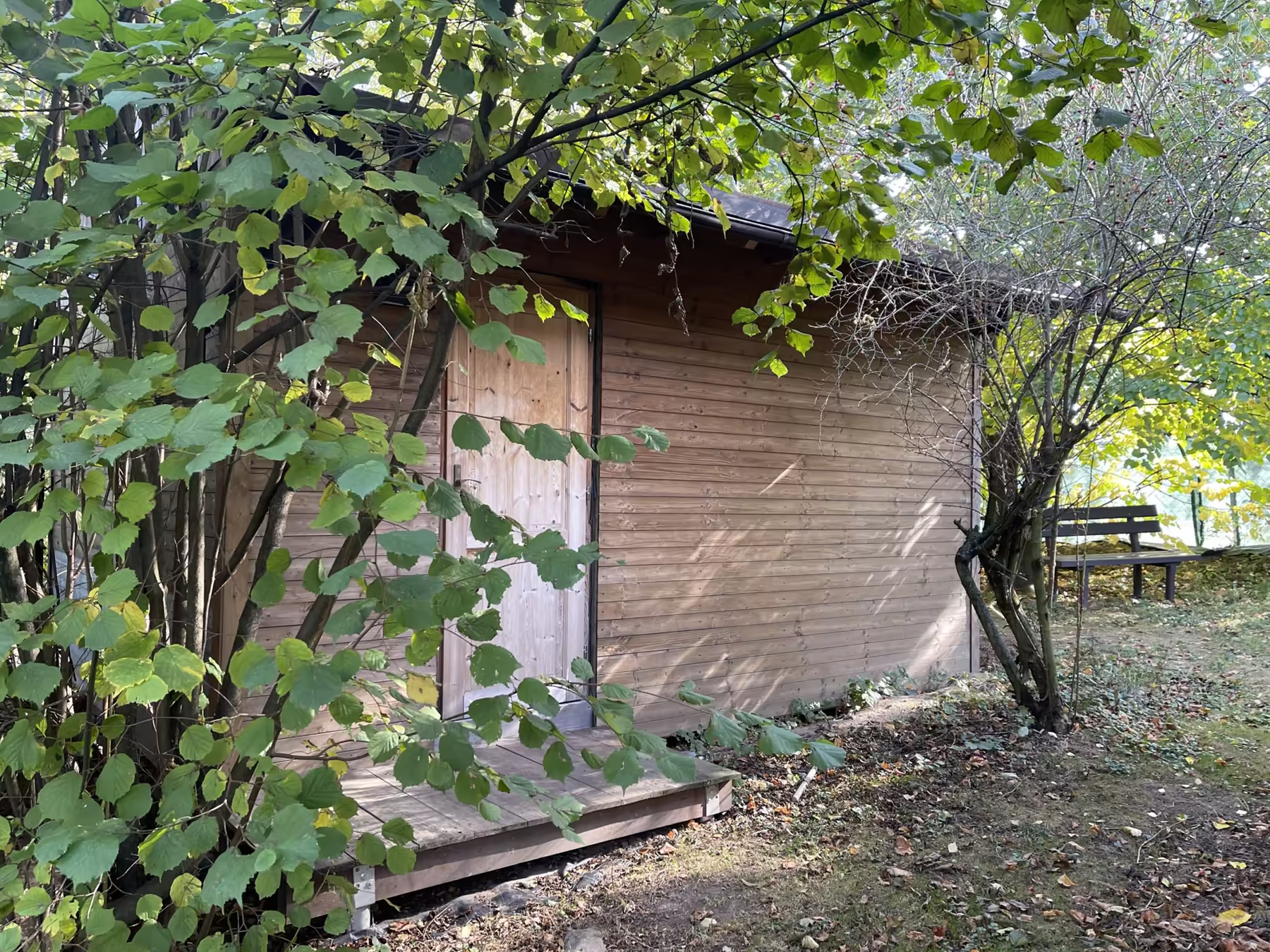 Chata zdraví pro pobyt ve tmě